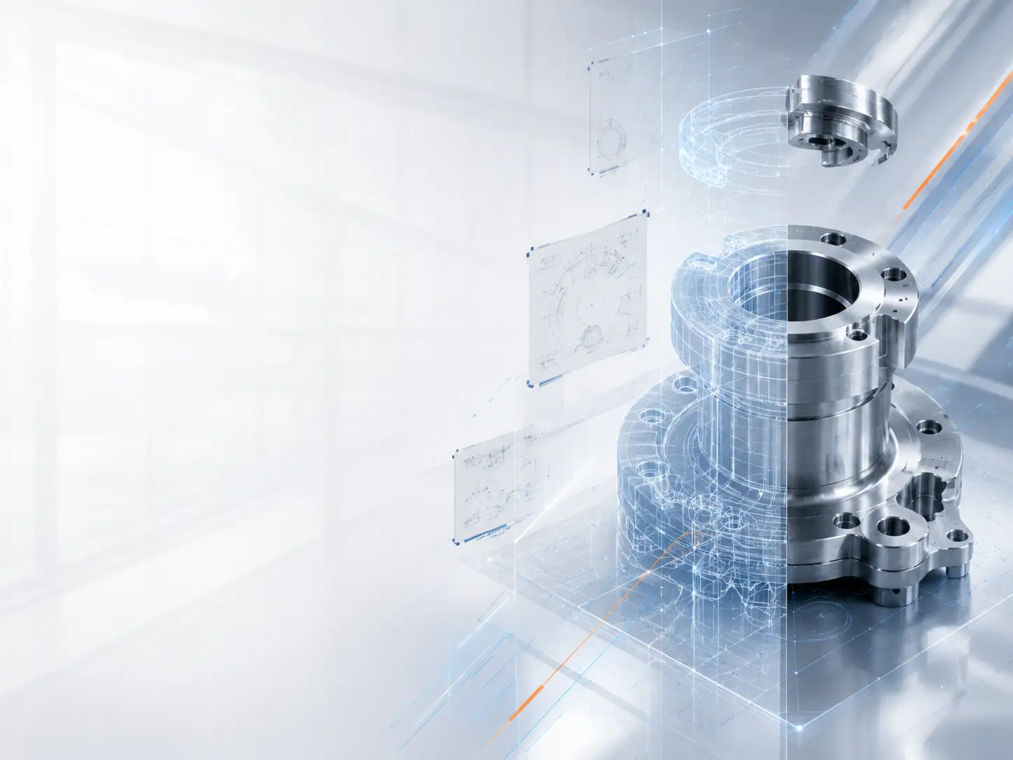 CAD tasarımından yüksek hassasiyetli metal parça üretimine geçiş